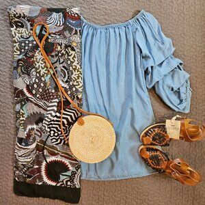 Band Of The Free Two Tone Leather The Magnolia Platform Clogs